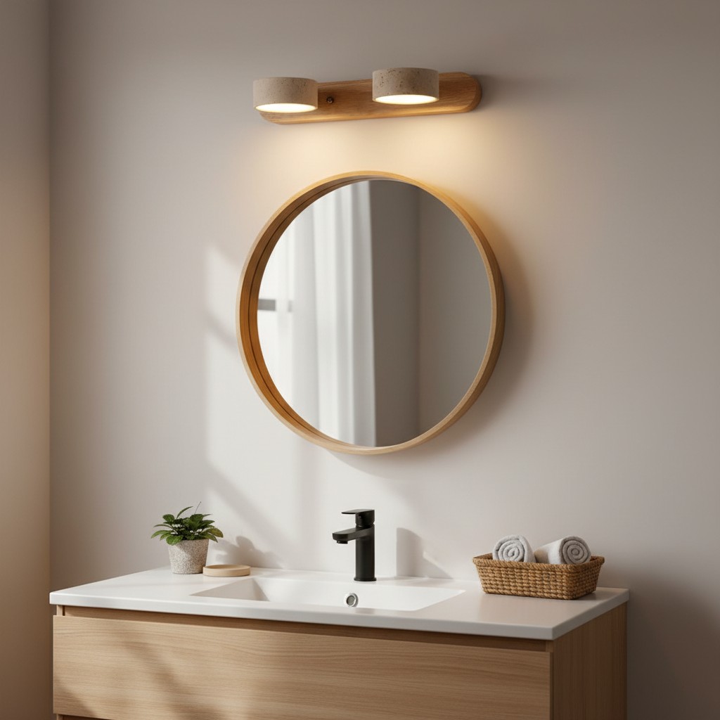 Betty Wabi Sabi Adjustable Travertine Wall Light
