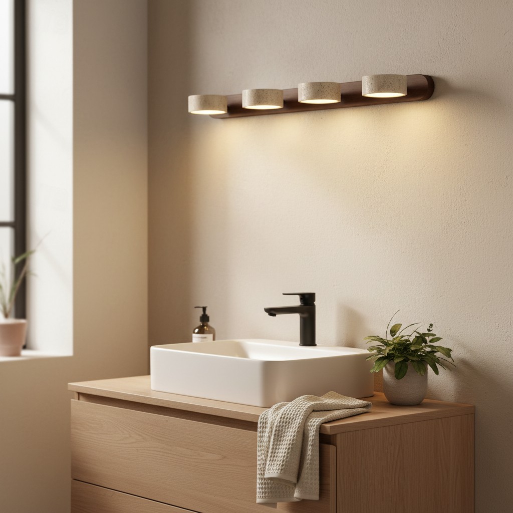Betty Wabi Sabi Adjustable Travertine Wall Light